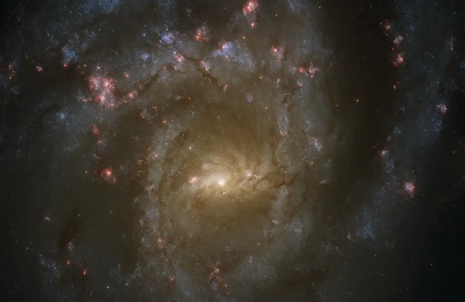 hubble space telescope reveals stunning new image of spiral galaxy ngc